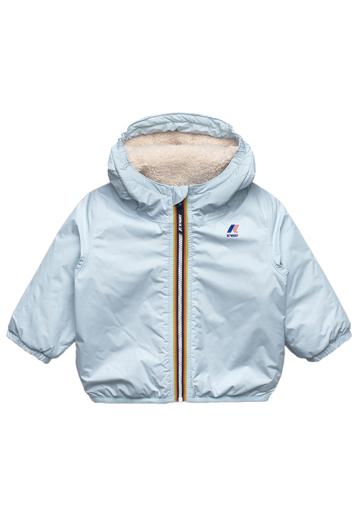 Hellblaue Jacke