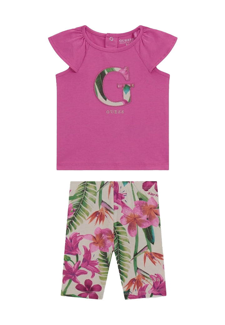 Ensemble fuchsia pour nouveau-né fille