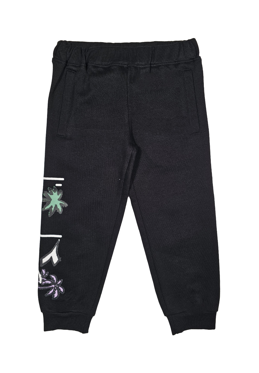Pantalone felpa nero per bambino - Primamoda kids