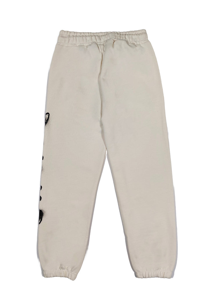Cream sweatpants for kids