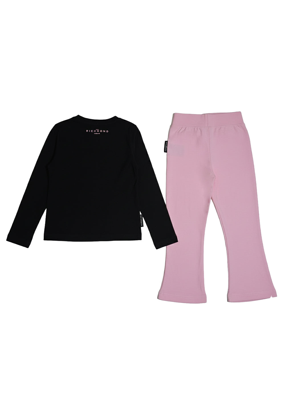 Conjunto negro y rosa para bebé recién nacida