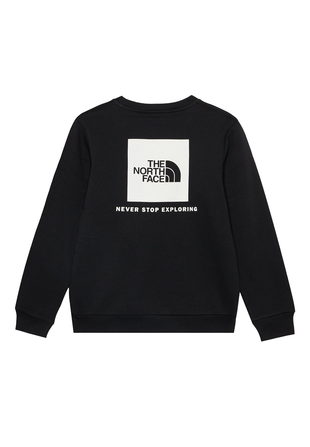 Schwarzes Sweatshirt mit Rundhalsausschnitt für Kinder