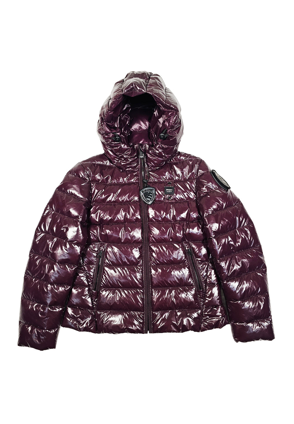 Veste prune pour fille