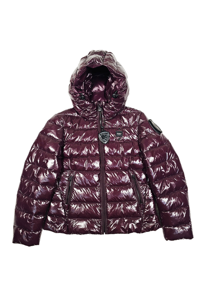 Veste prune pour fille
