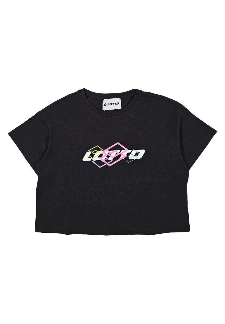 Camiseta negra para niña