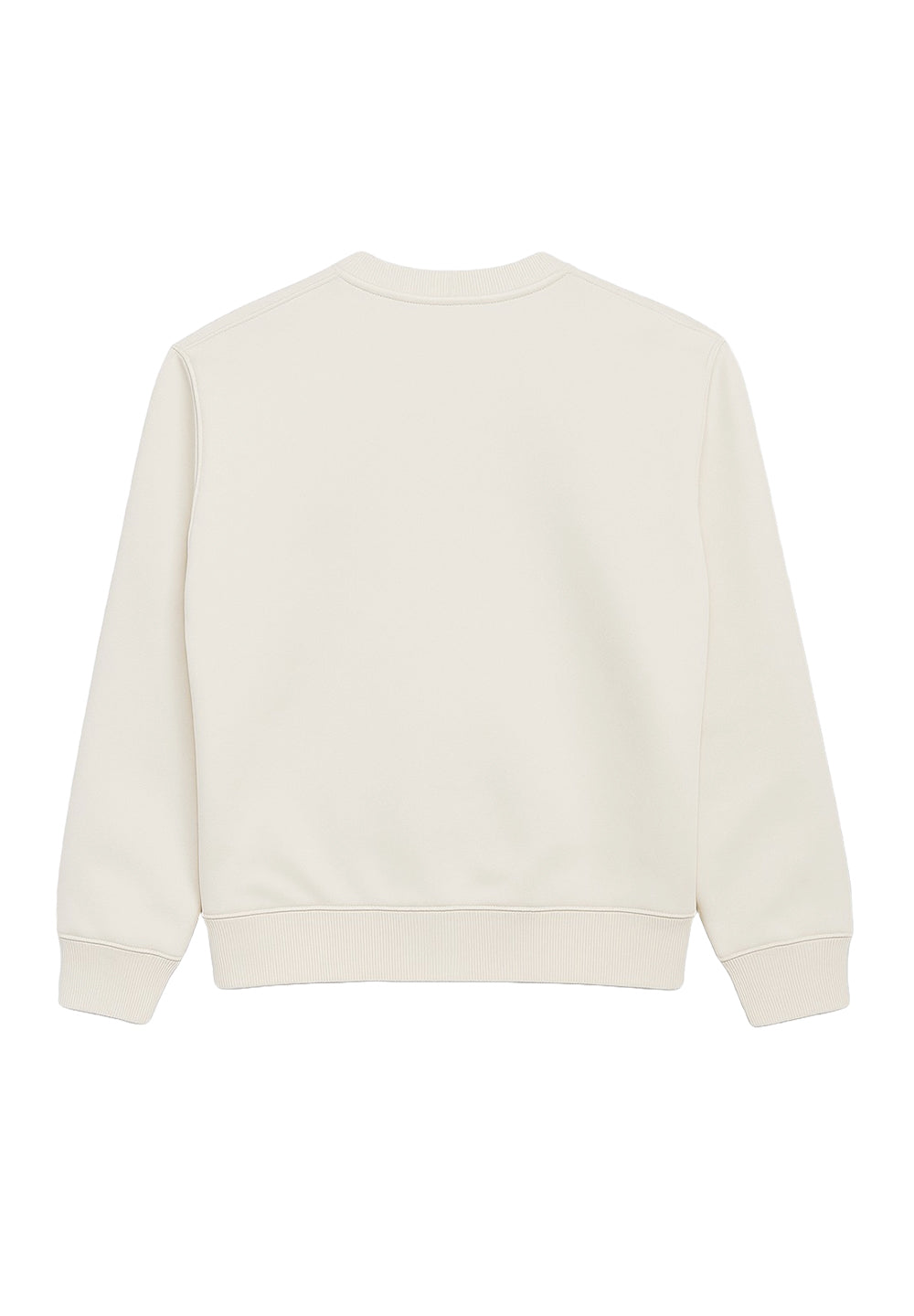 Weißes Sweatshirt mit Rundhalsausschnitt für Jungen