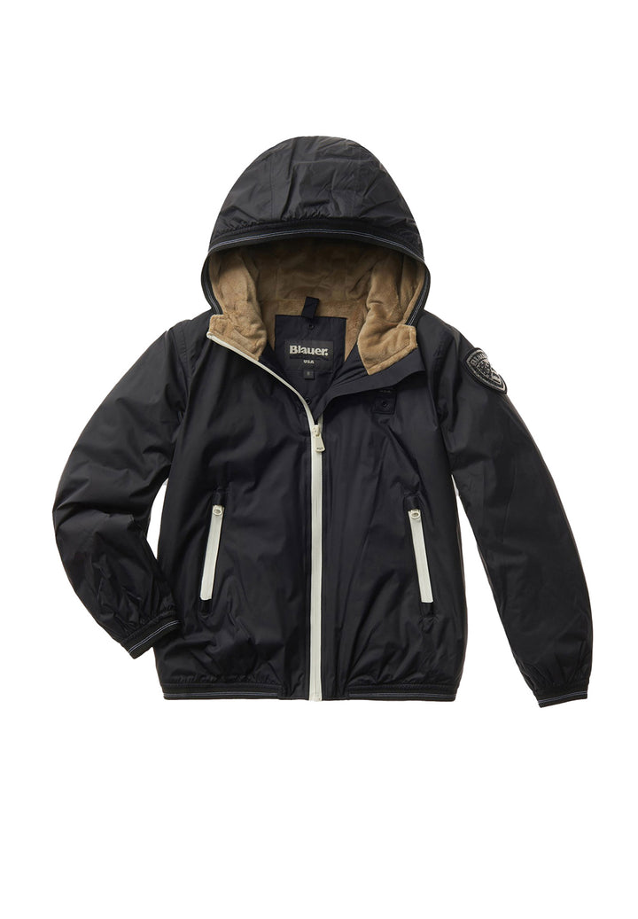 Veste noire pour fille