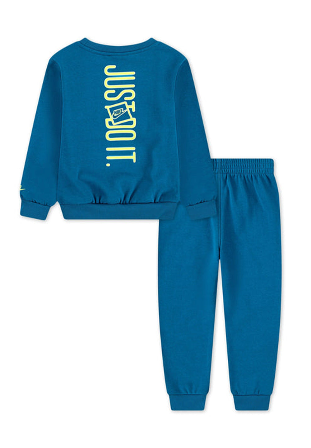 Conjunto de sudadera verde agua para niño