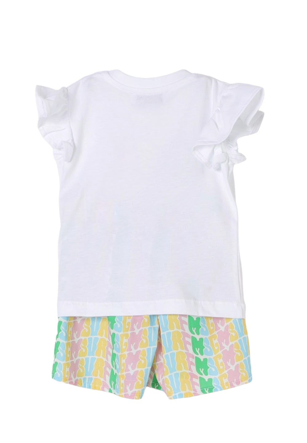 Mehrfarbiges Outfit für Babymädchen