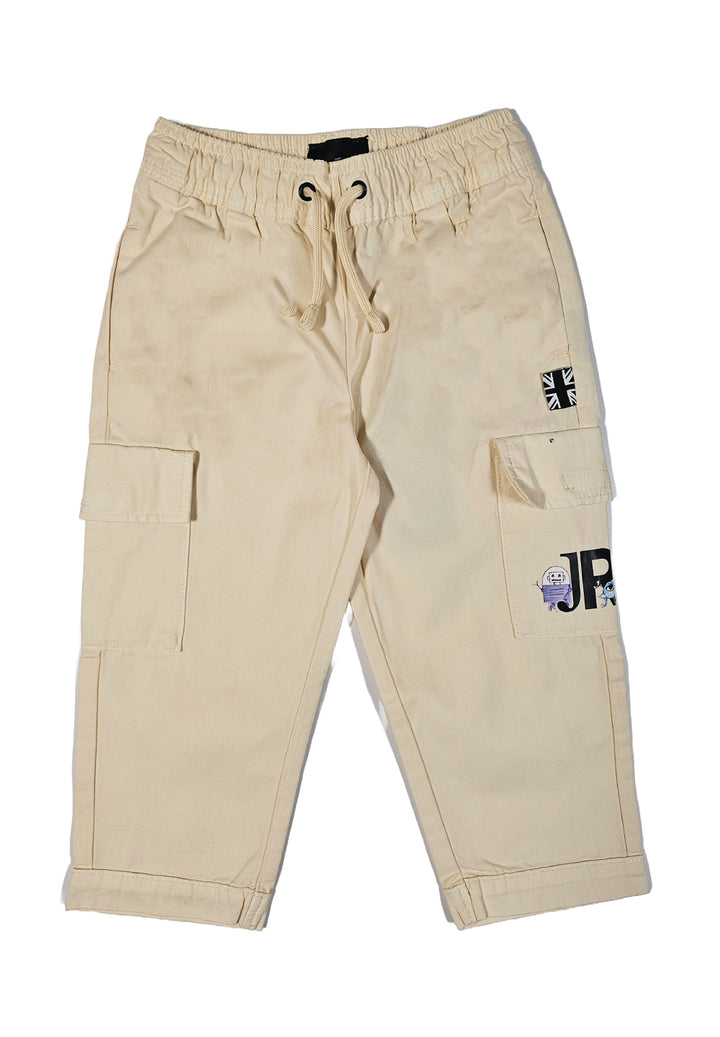 Beige trousers for newborn