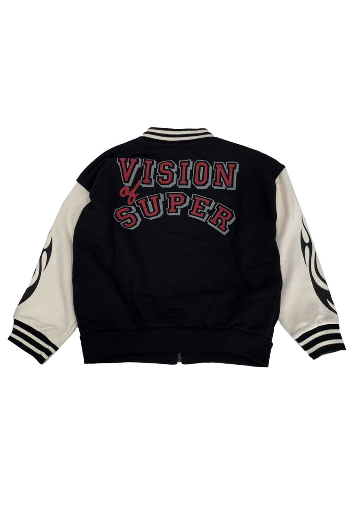 Sweat-shirt zippé noir pour enfant