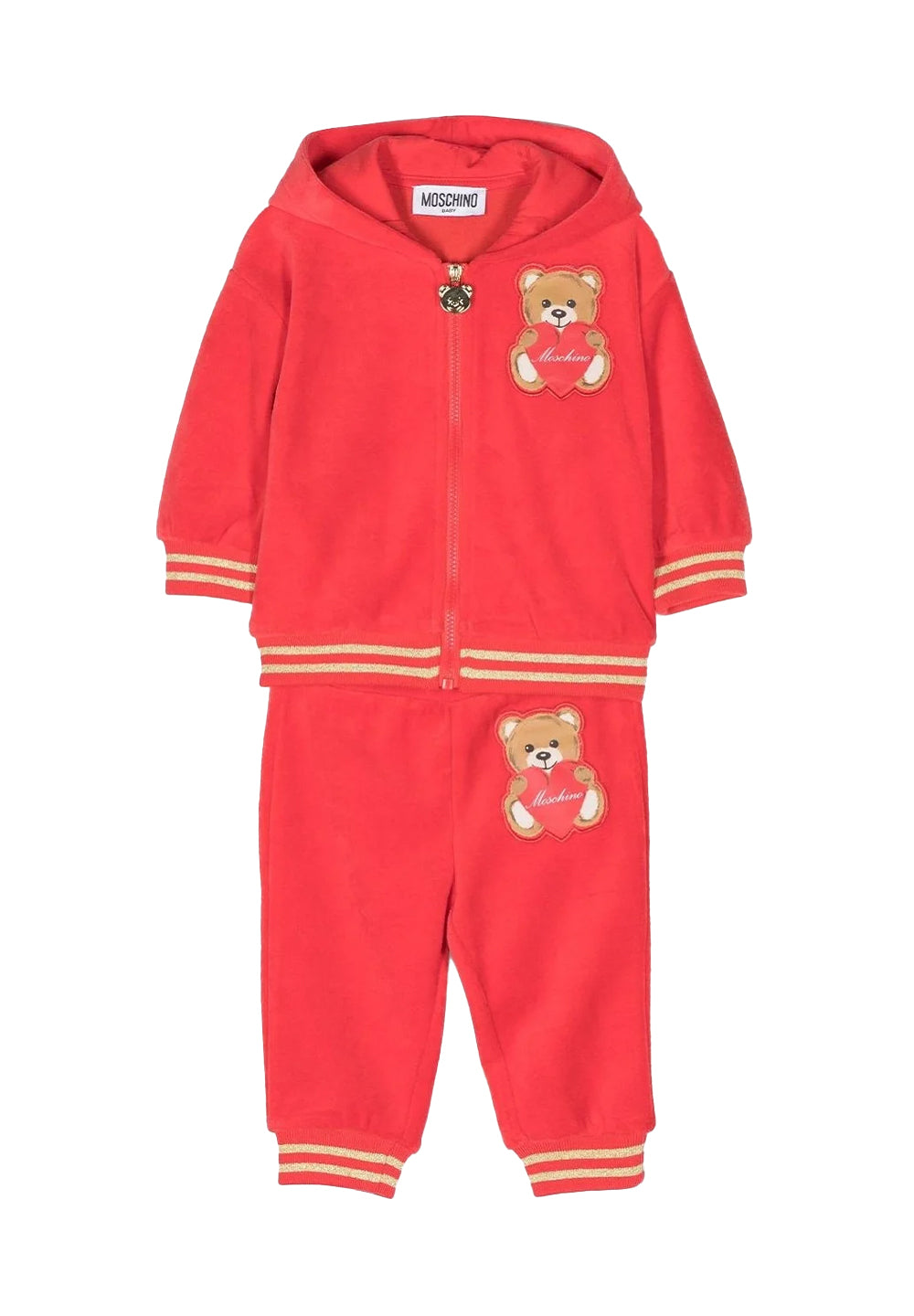 Ensemble sweat-shirt rouge pour bébé fille