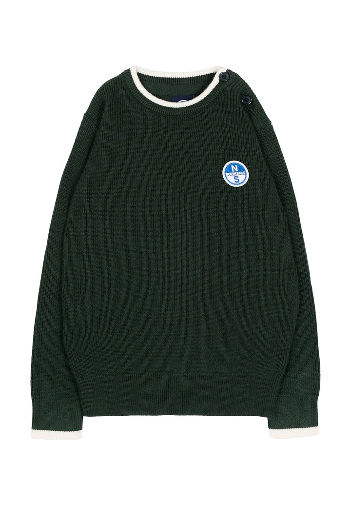 Jersey verde para recién nacido