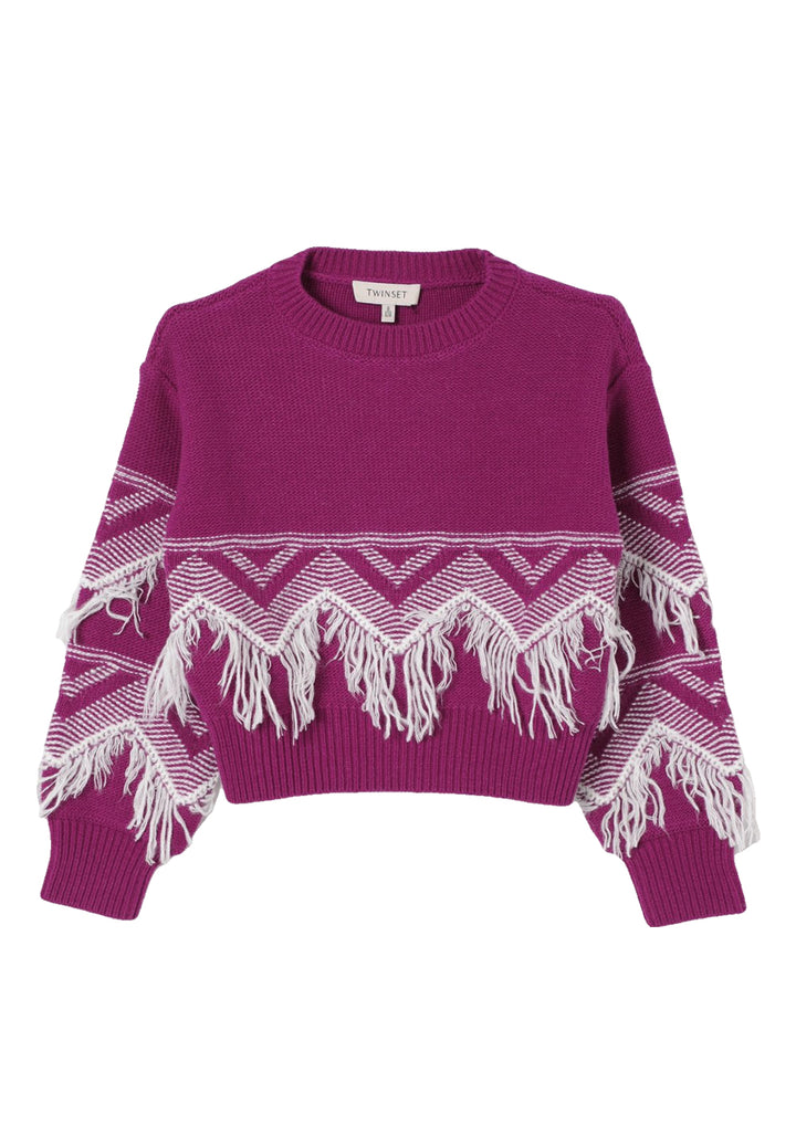 Jersey fucsia para niña