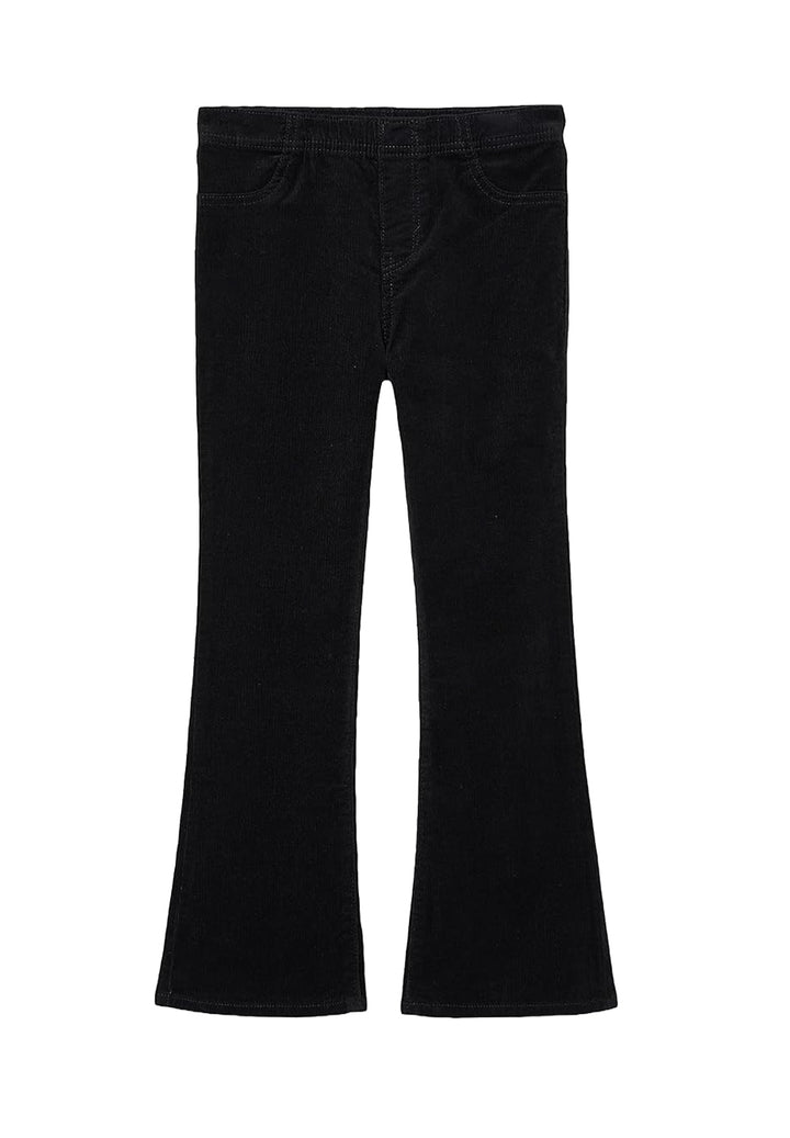 Pantalon en velours noir pour fille