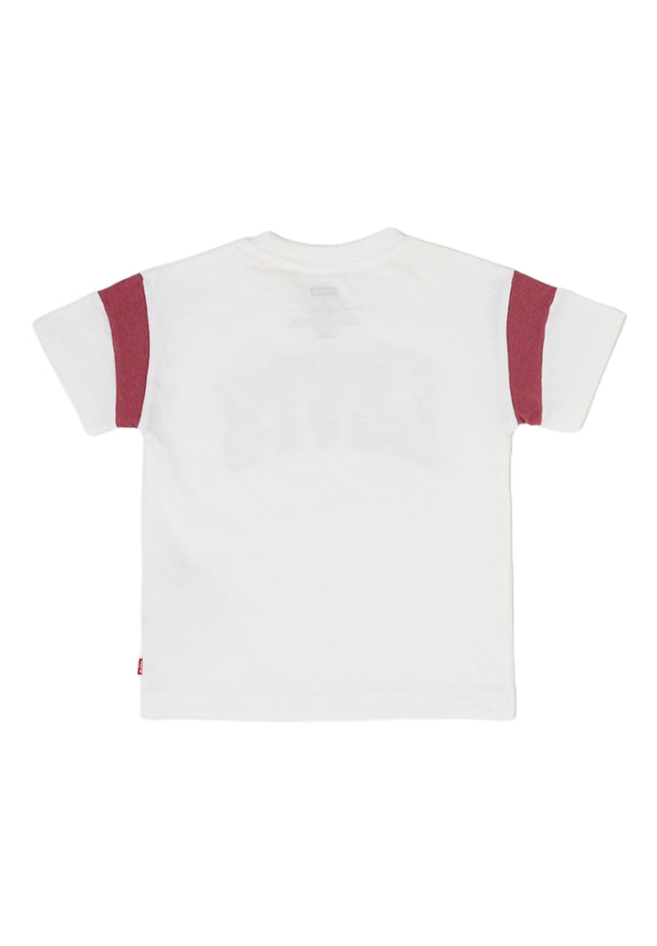 Cremefarbenes T-Shirt für Jungen