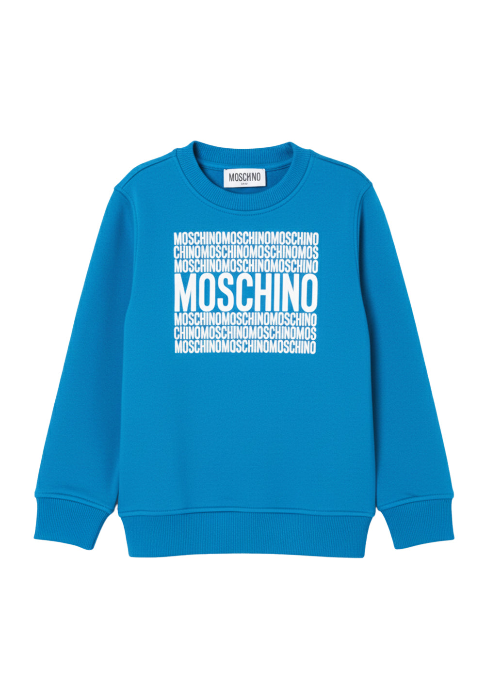 Blue crew neck sweatshirt for kids