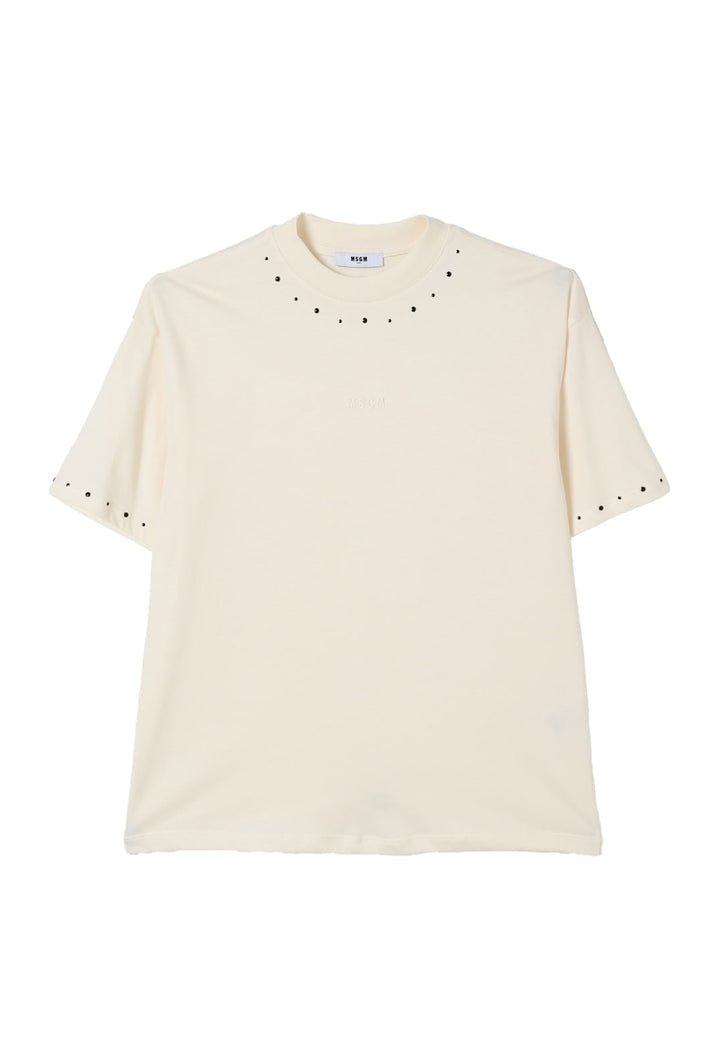 Cream t-shirt for girls
