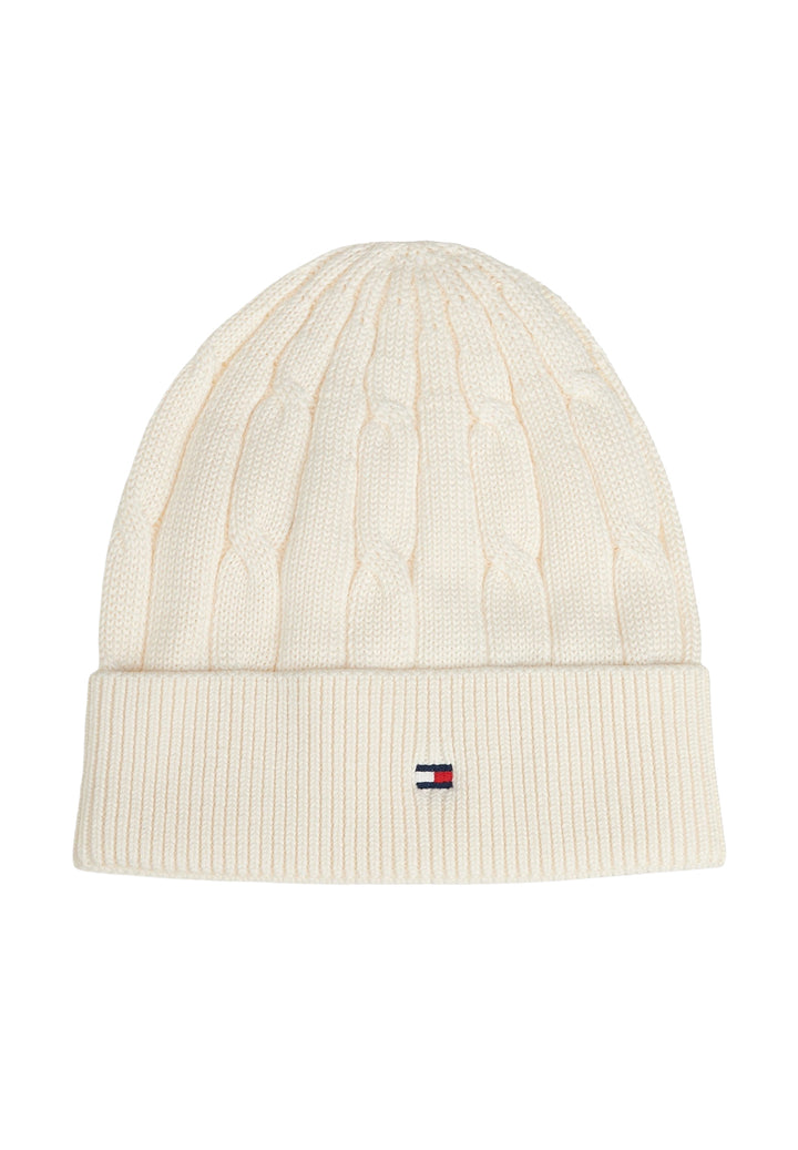 Cremefarbene Unisex-Mütze