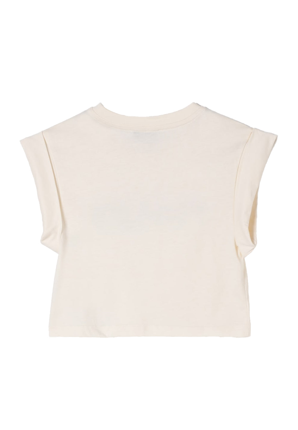 Cream-colored t-shirt for girls