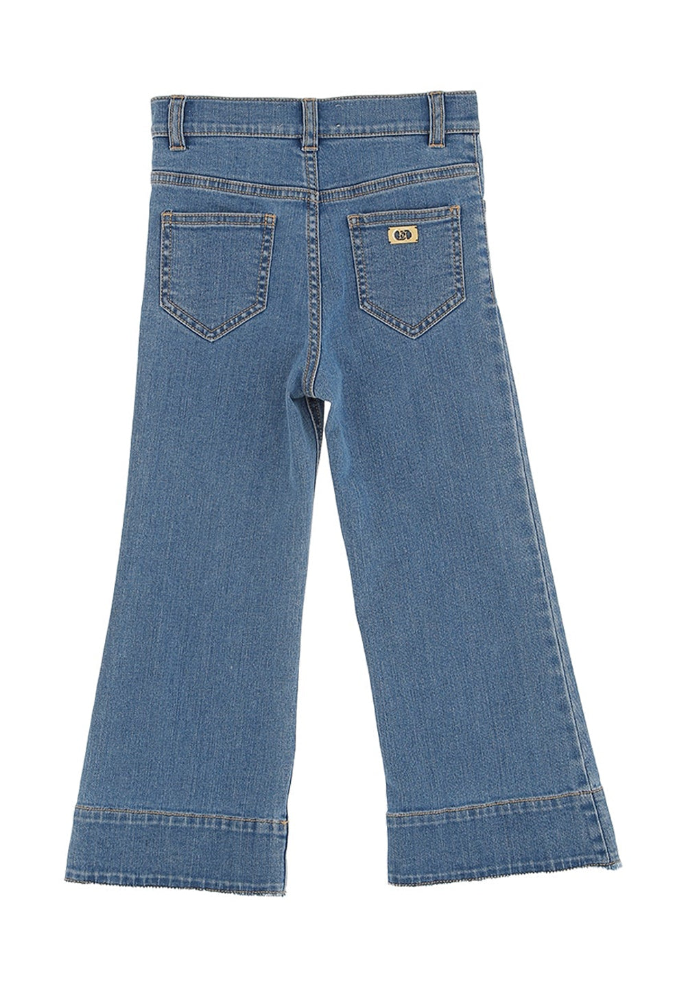 Denim blue jeans for girls