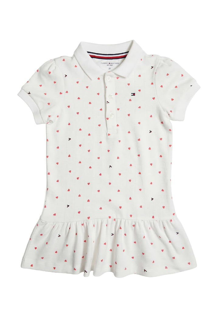 Robe blanche pour bébé fille nouveau-né
