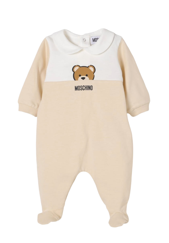 Beige baby romper