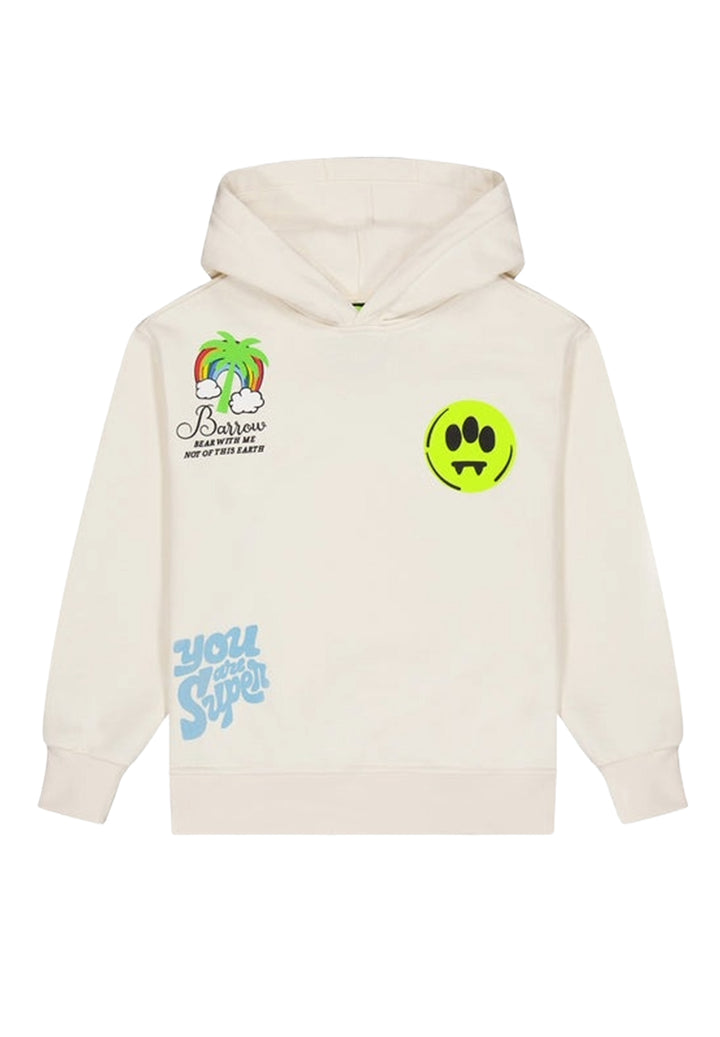 Unisex cream hoodie