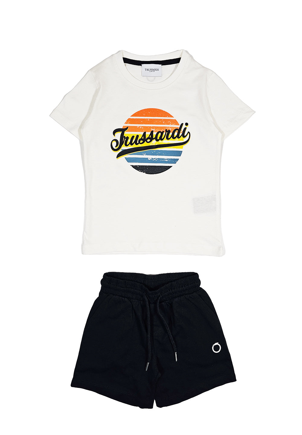 Completo bianco-blu per bambino - Primamoda kids