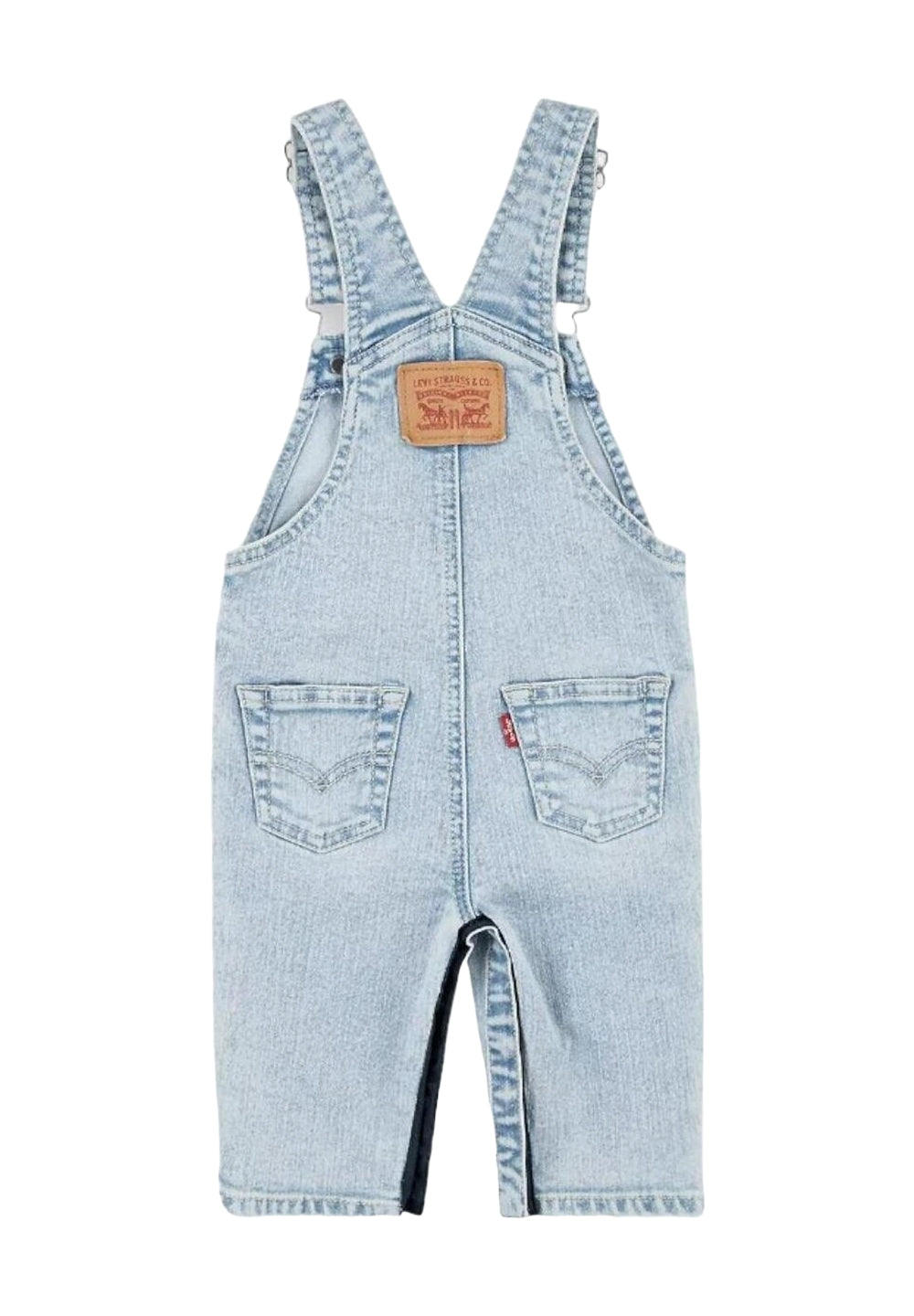 Peto azul denim claro para bebé