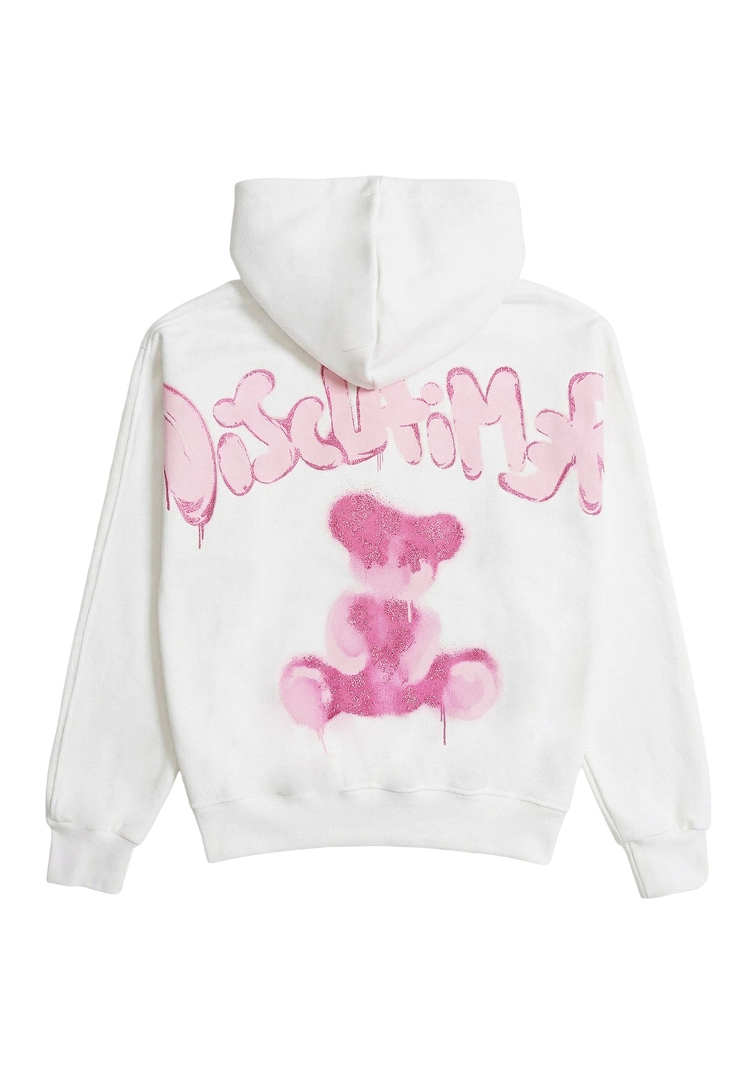 Sweat à capuche blanc pour fille