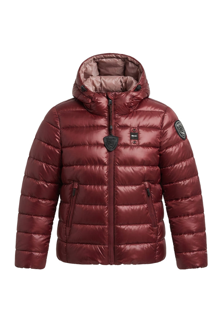 Chaqueta burdeos para niña