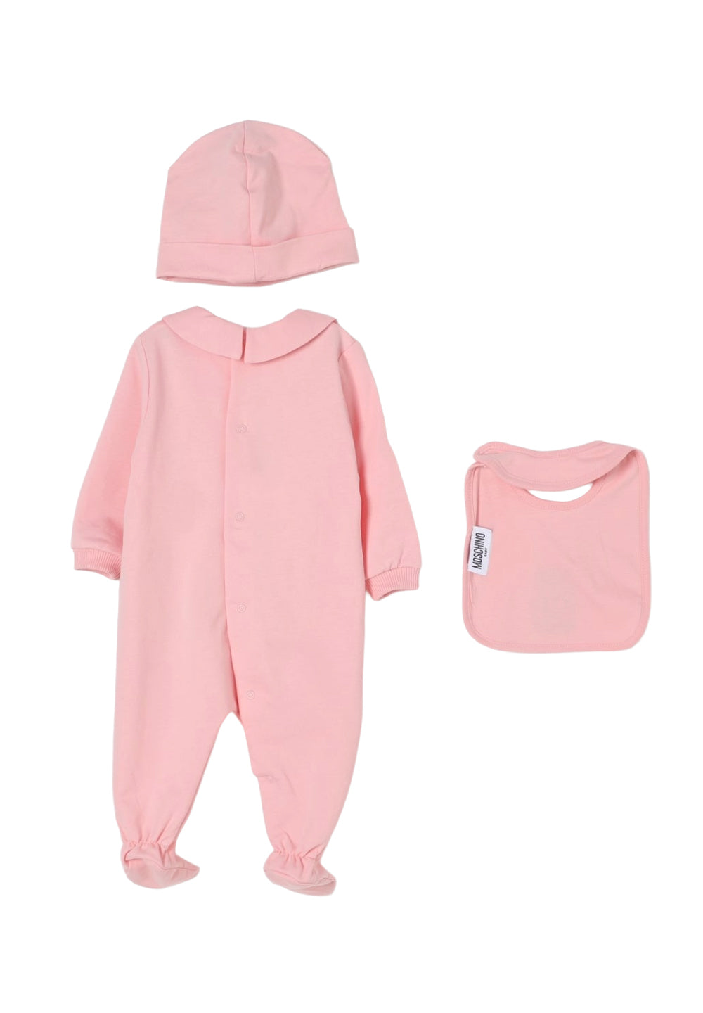 Conjunto de pelele rosa para bebé niña
