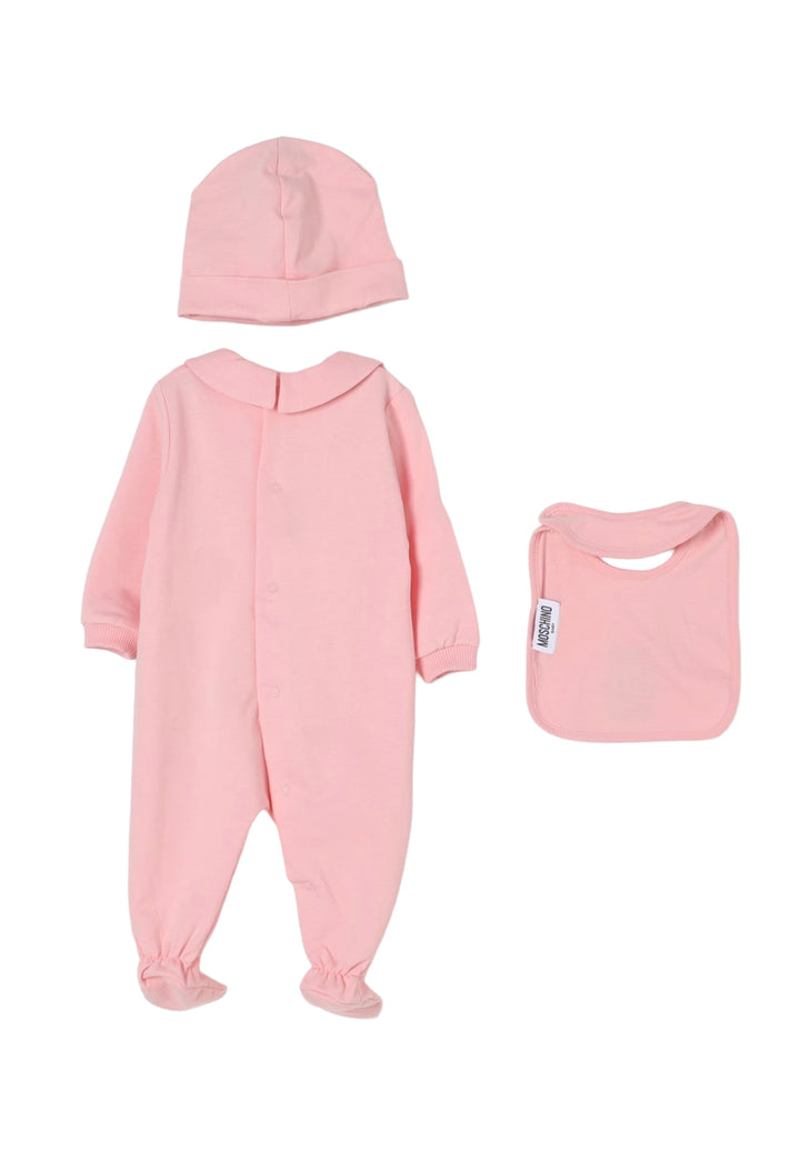 Conjunto de pelele rosa para bebé niña