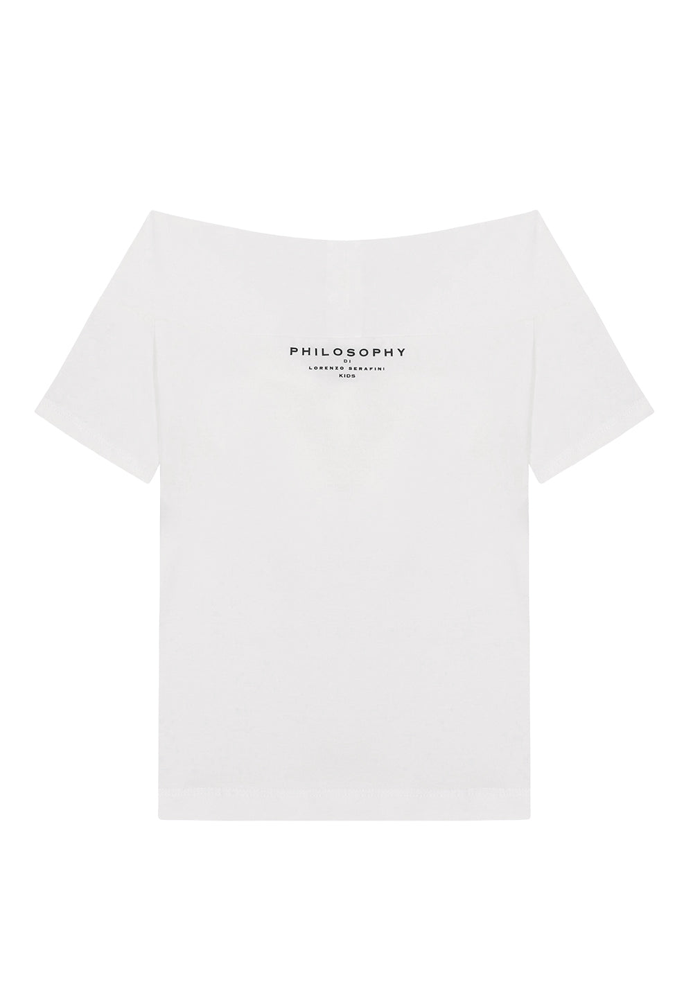 Camiseta blanca para niña