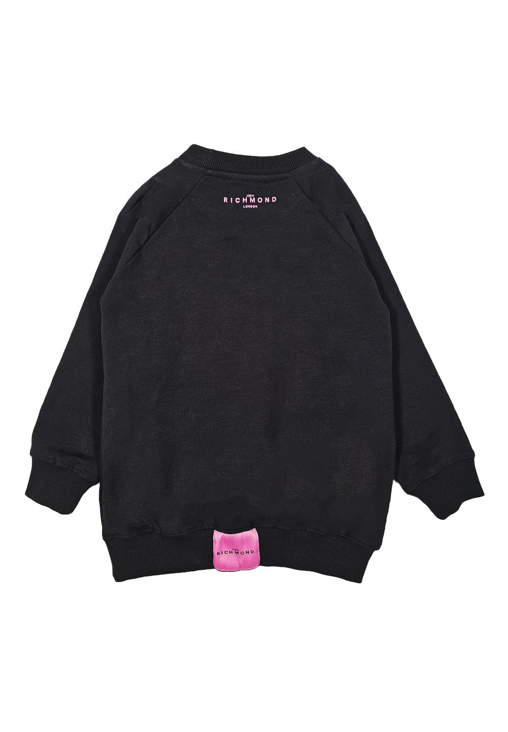 Vestido sudadera negro para niña