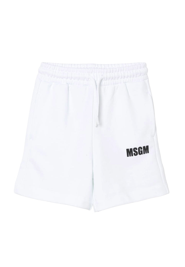 Sweat-shirt bermuda blanc pour enfant