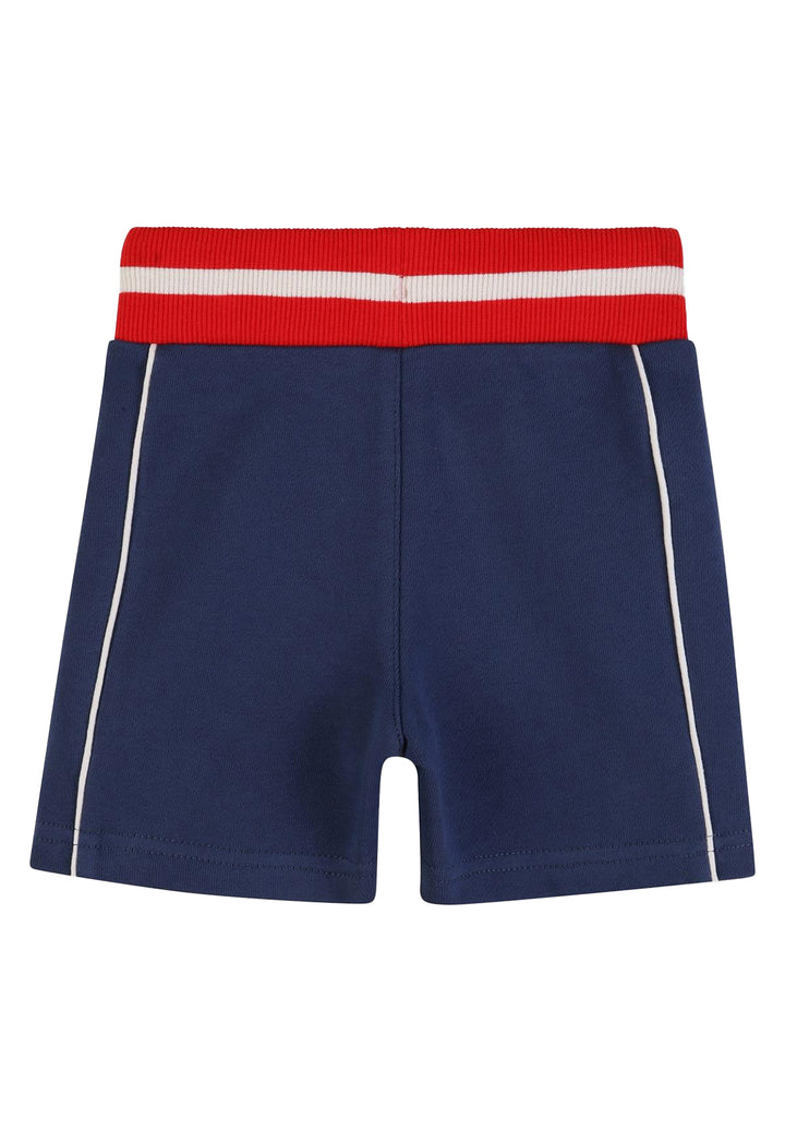 Blue sweatshirt shorts for boys
