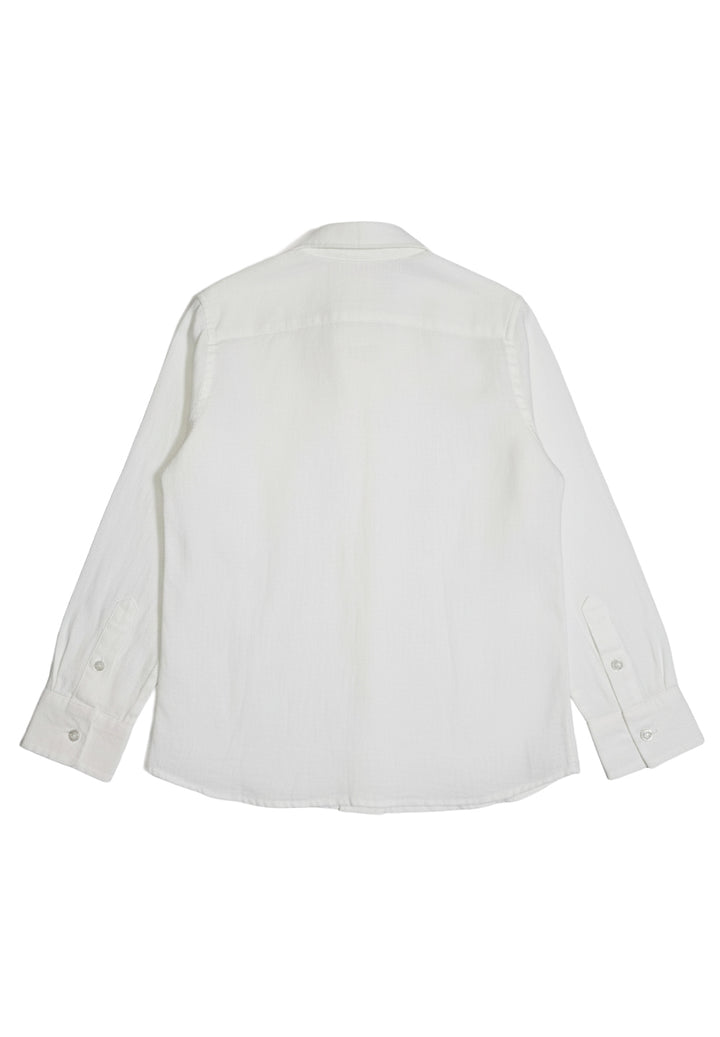 Chemise en lin blanc pour enfant