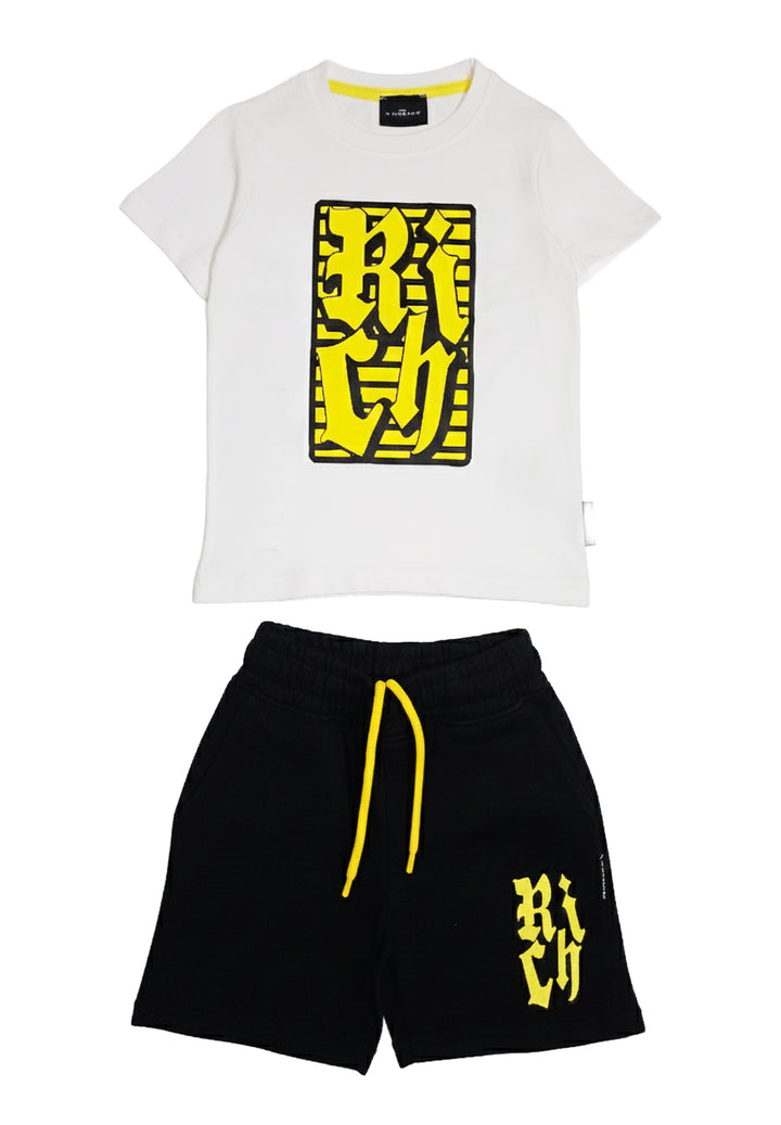Black and white outfit for a boy