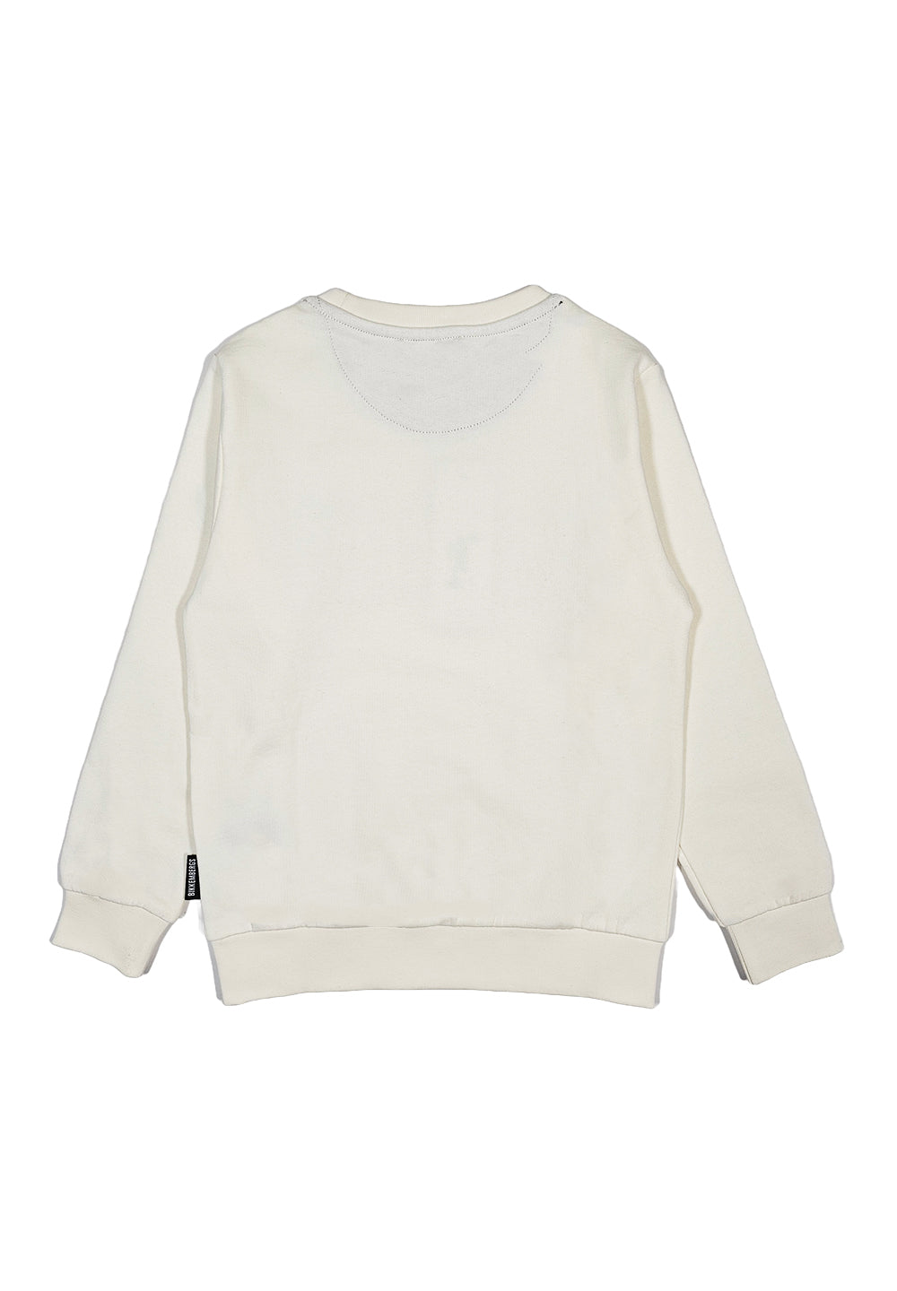 White crewneck sweatshirt for kids