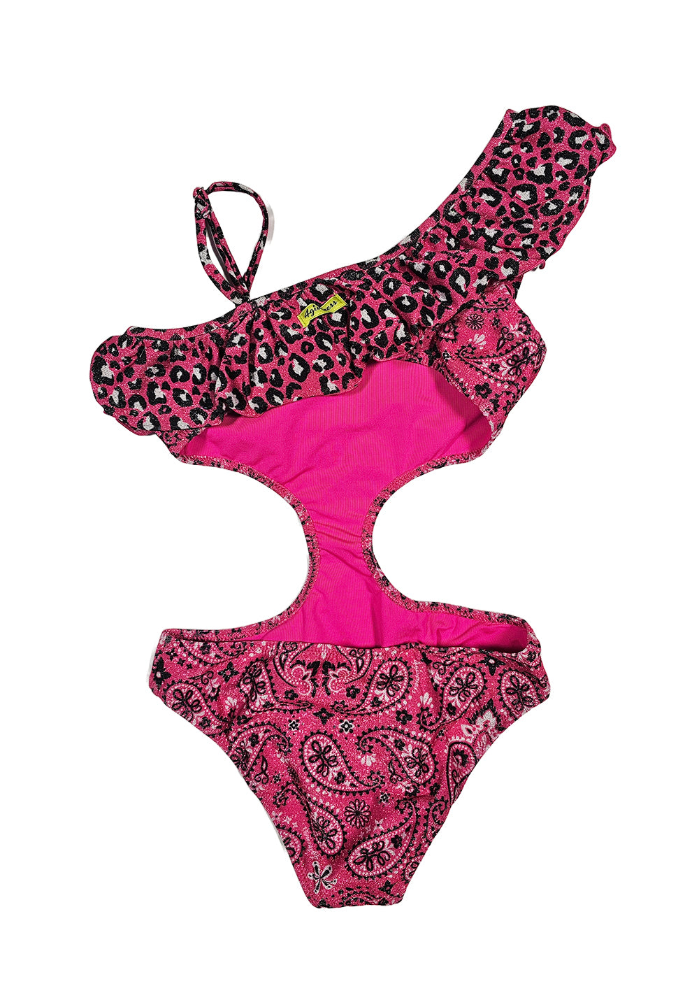 Costume monokini fuxia per bambina - Primamoda kids