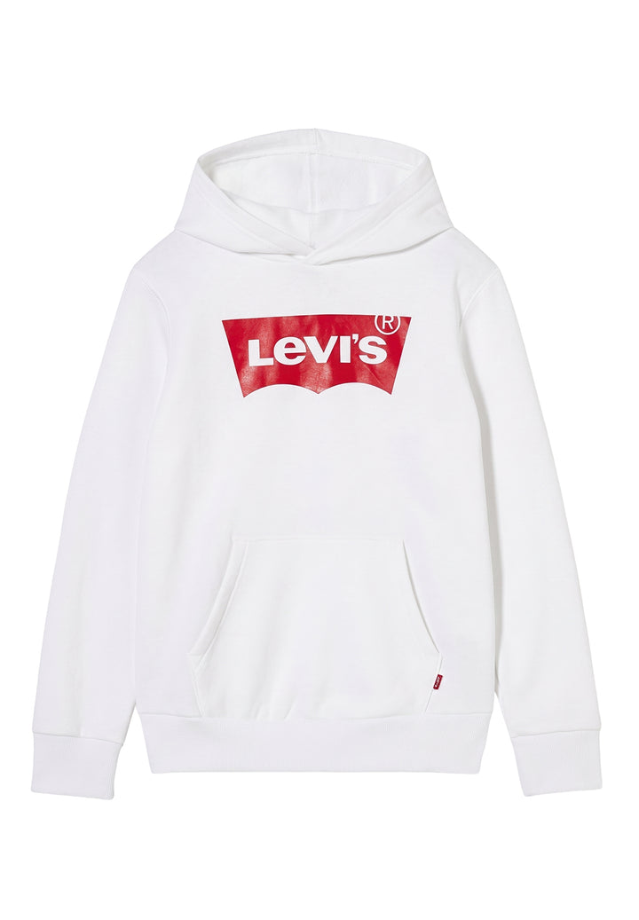 Sudadera con capucha blanca para niño
