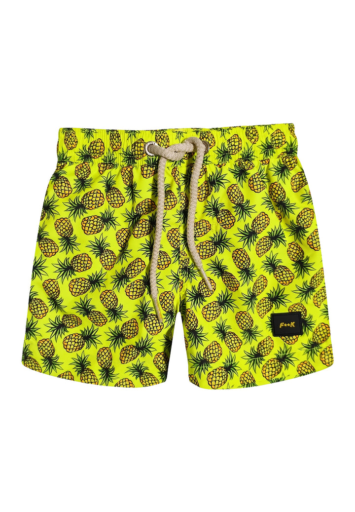 Gelber Boxerbadeanzug für Babys
