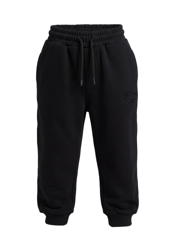 Pantalone felpa nero unisex
