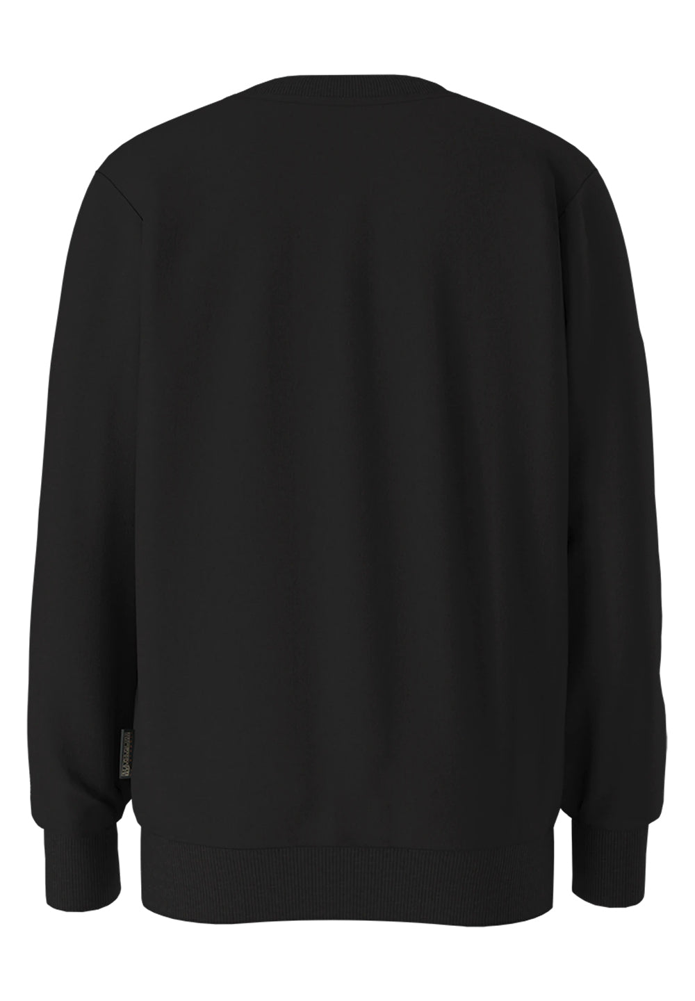 Sweat-shirt noir à col rond pour enfant