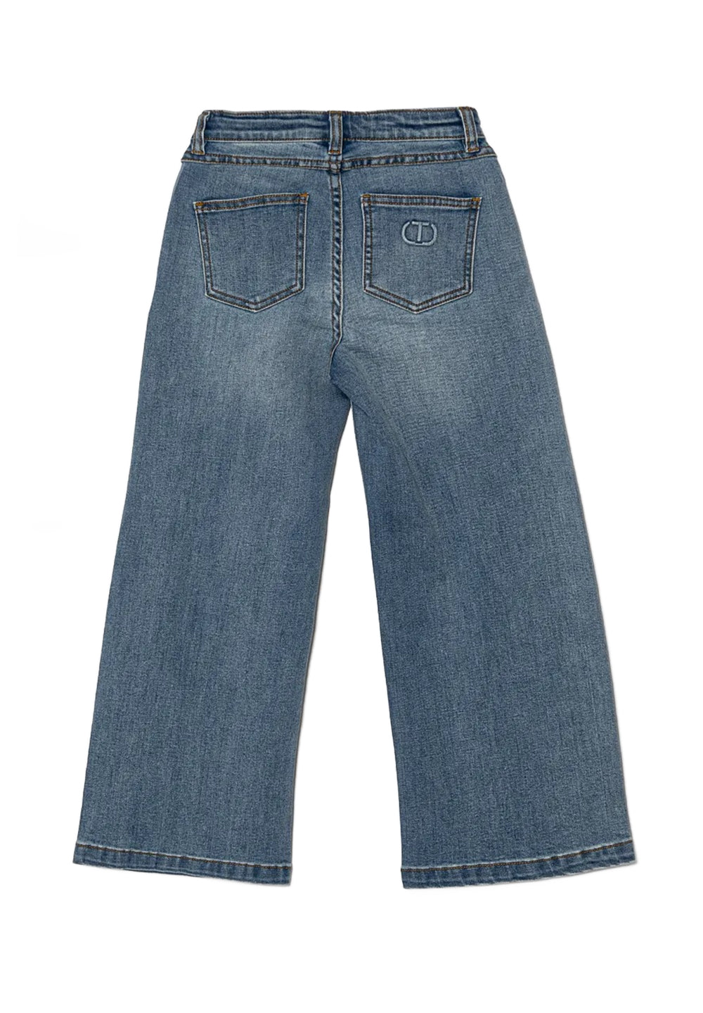 Jeans azules de mezclilla para niña