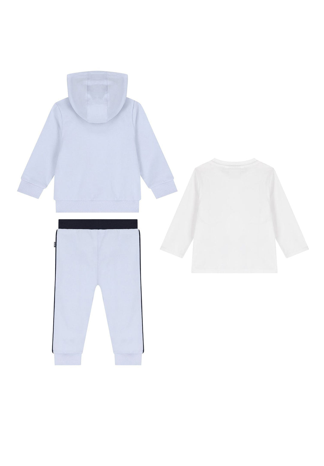 Conjunto de 3 piezas celeste para recién nacido