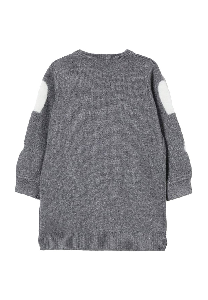Vestido gris para niña