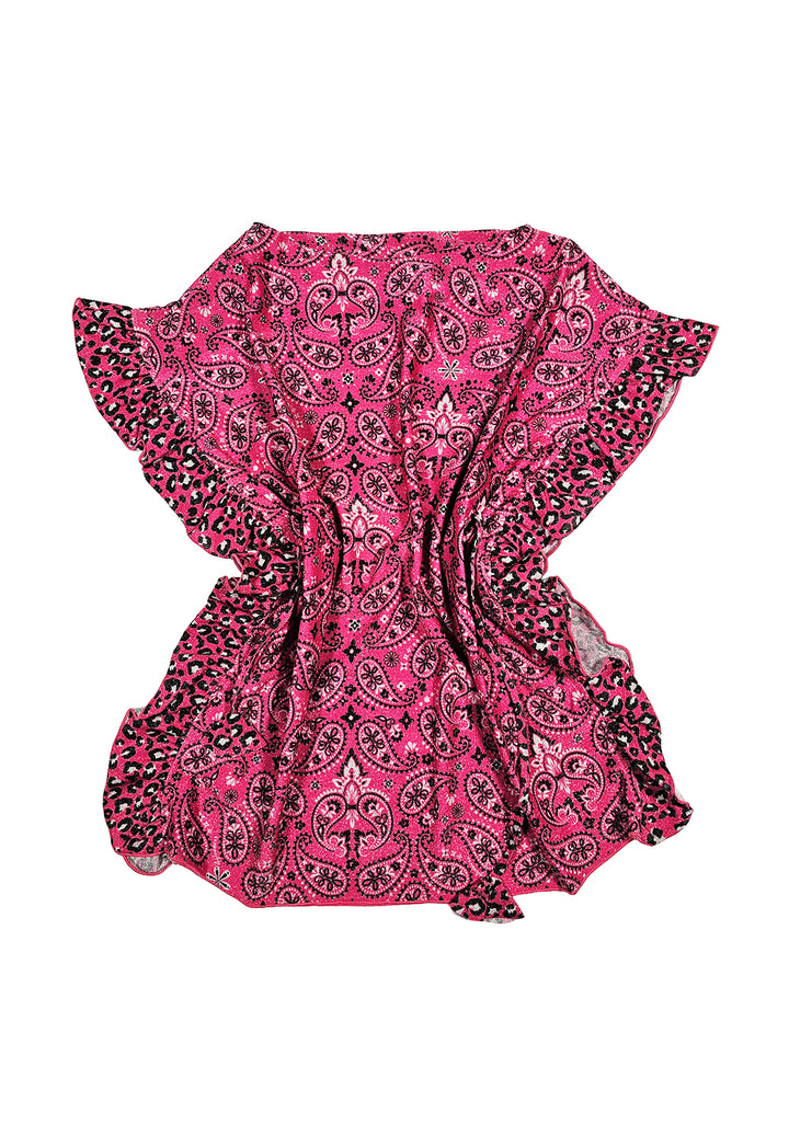Vestito caftano fuxia per bambina - Primamoda kids